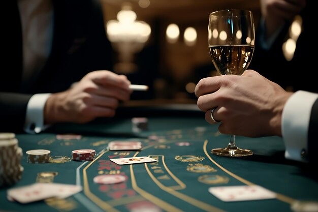 Colok Jitu live dealer studio with dealer, cards and betting display